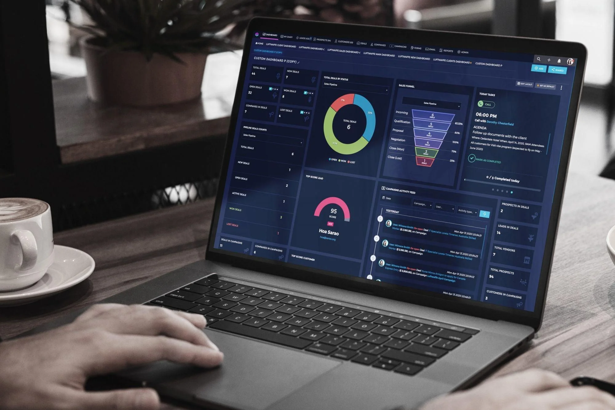 CRM lead capture